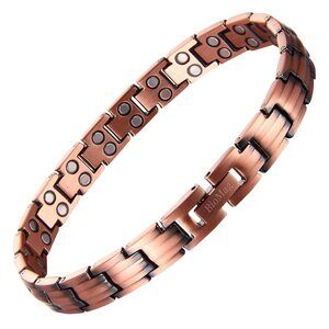 99.9% Copper Ankle Bracelets for Women Magnetic Women's Ankle Bracelet